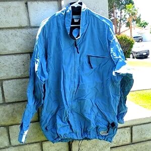Vintage Men's Blue Lightweight Jacket